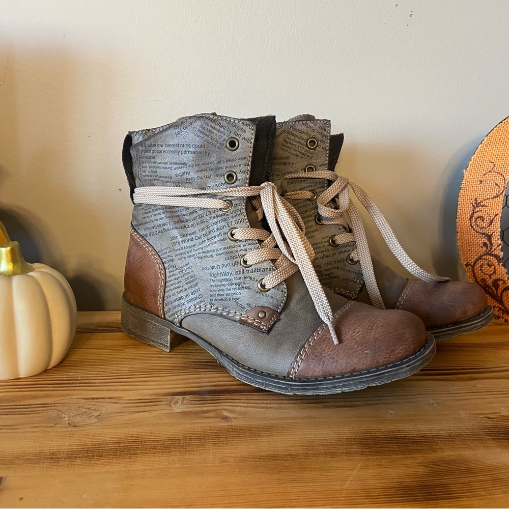 Rieker Payton 22 lace up woman’s bootie